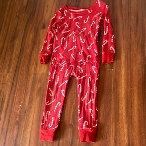 Christmas pajamas. Red . Used.